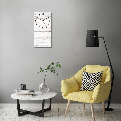 Moderne wanduhr Holzwand
