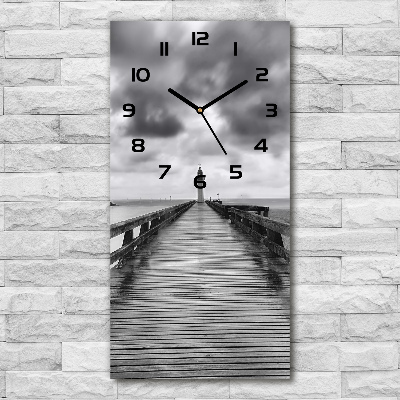 Wanduhr Leuchtturm
