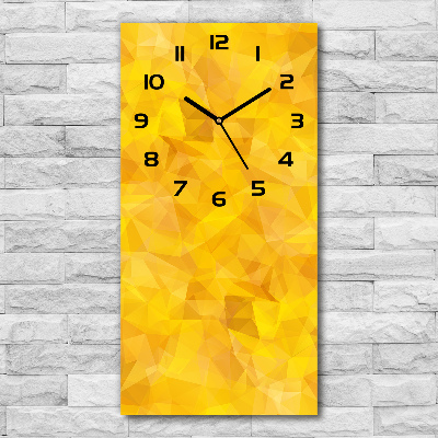 Moderne wanduhr Abstrakte Dreiecke