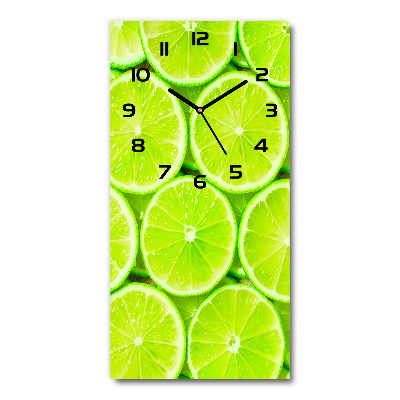 Moderne wanduhr Kalk