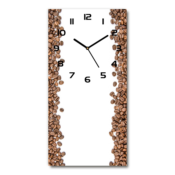 Wanduhr Kaffeebohnen