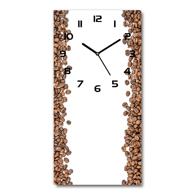 Wanduhr Kaffeebohnen