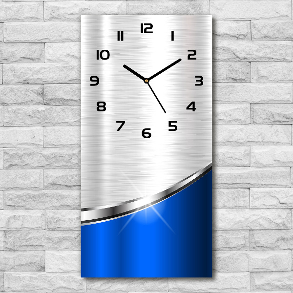 Wanduhr Metallabstraktion