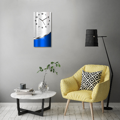 Wanduhr Metallabstraktion