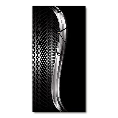 Moderne wanduhr Metallabstraktion