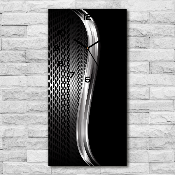 Moderne wanduhr Metallabstraktion