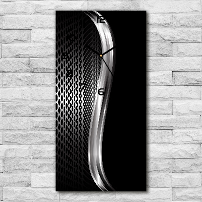 Moderne wanduhr Metallabstraktion