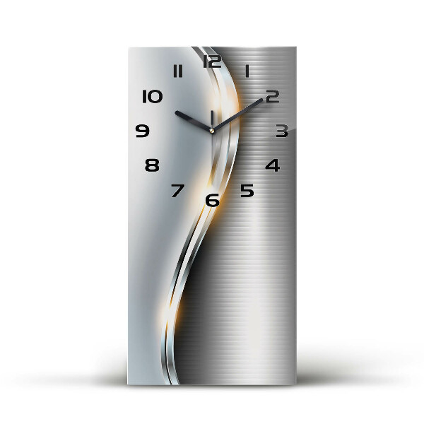 Wanduhr Metallabstraktion
