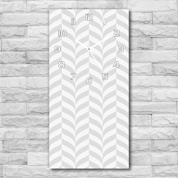 Vertikale Uhr Geometrischer Hintergrund