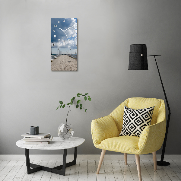 Vertikale Uhr Pier in Orłowo