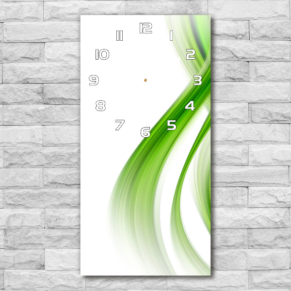 Vertikale Uhr Abstrakte Welle