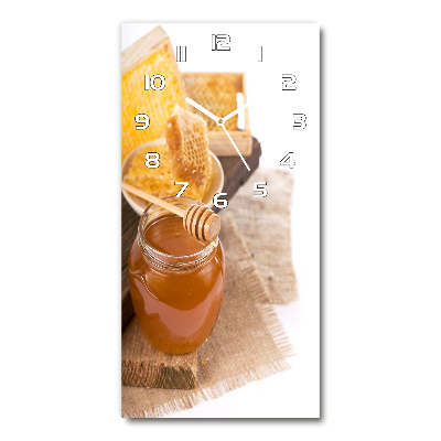 Vertikale Uhr Honigwaben