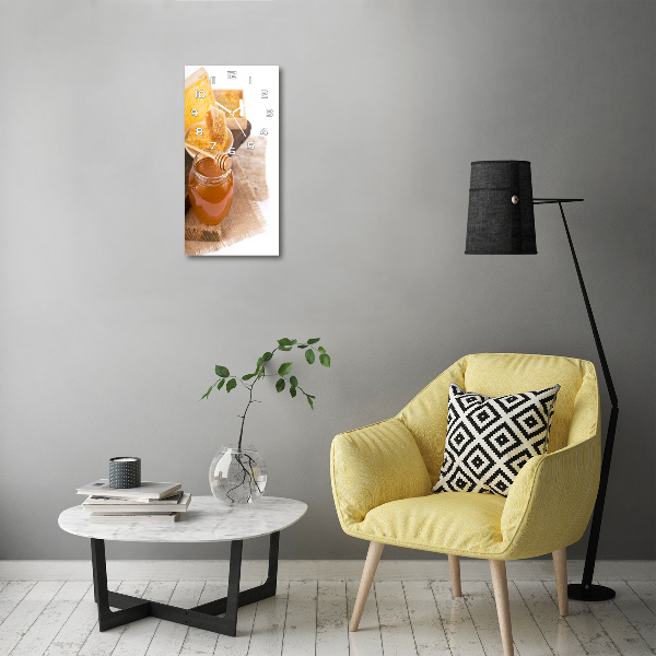 Vertikale Uhr Honigwaben