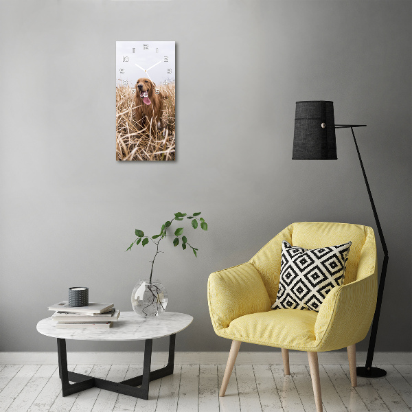 Vertikale Uhr Golden Retriever