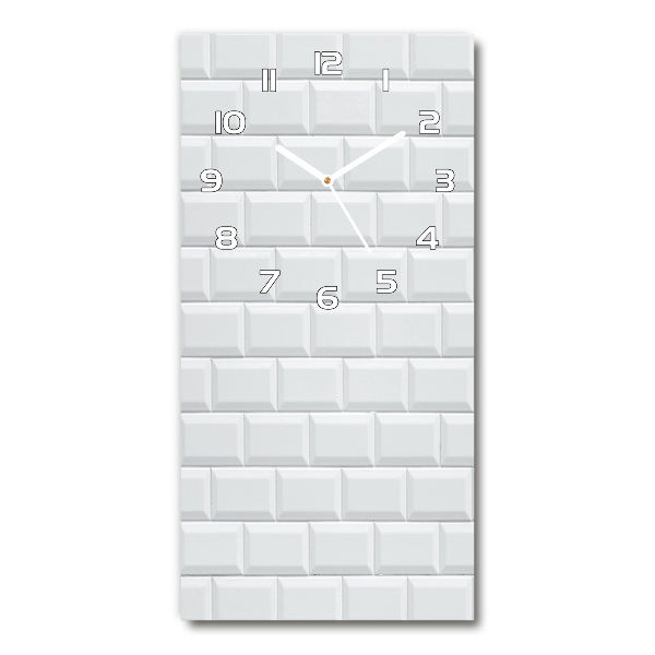 Vertikale Uhr Keramikwand
