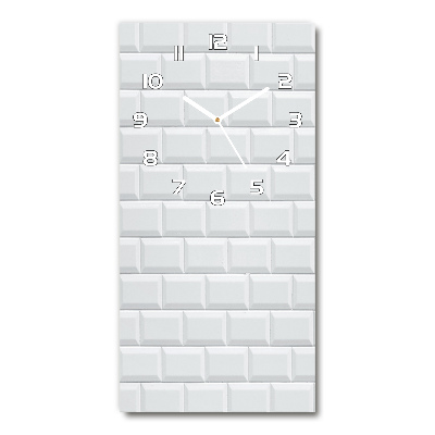 Vertikale Uhr Keramikwand