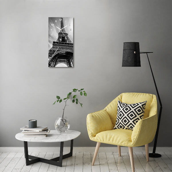 Vertikale Uhr Eiffelturm Paris