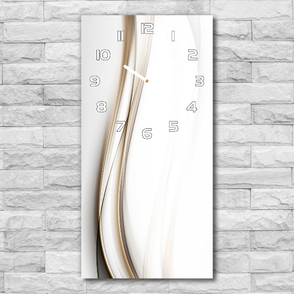 Vertikale Uhr Abstrakte Welle