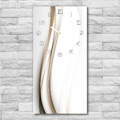 Vertikale Uhr Abstrakte Welle