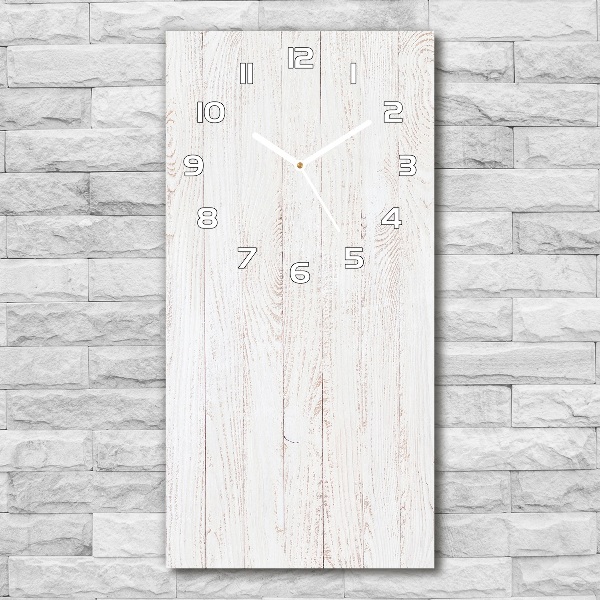 Vertikale Uhr Holzhintergrund