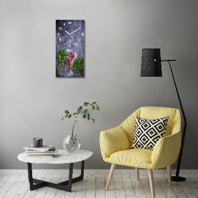 Vertikale Uhr Kräuter und Gewürze