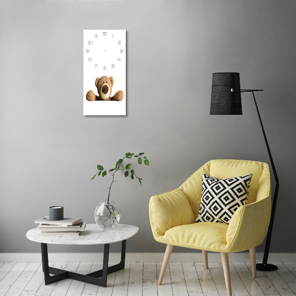 Vertikale Uhr Teddybär