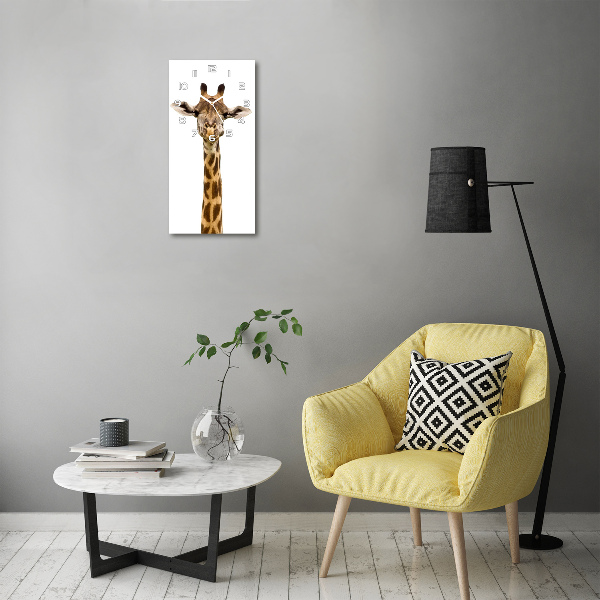 Vertikale Uhr Giraffe