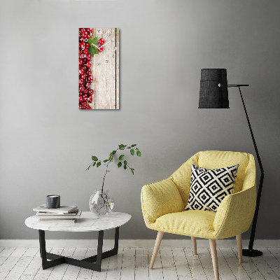 Vertikale Uhr Kirschen