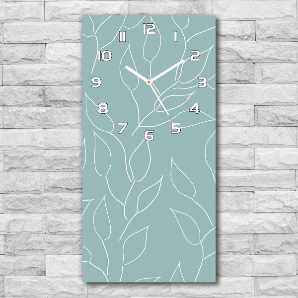 Vertikale Uhr Blätter
