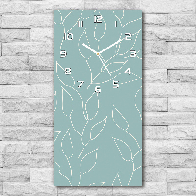 Vertikale Uhr Blätter