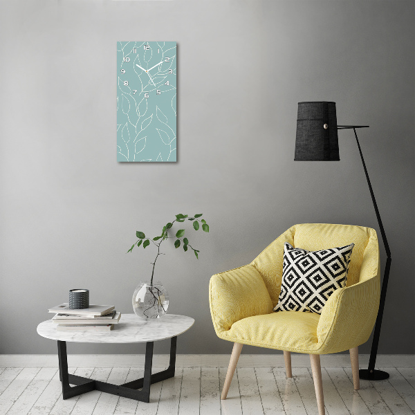 Vertikale Uhr Blätter