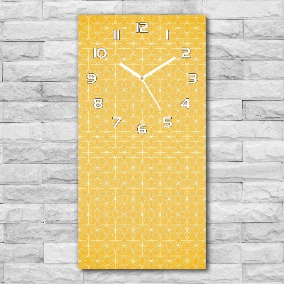 Wanduhr aus glas Sterne