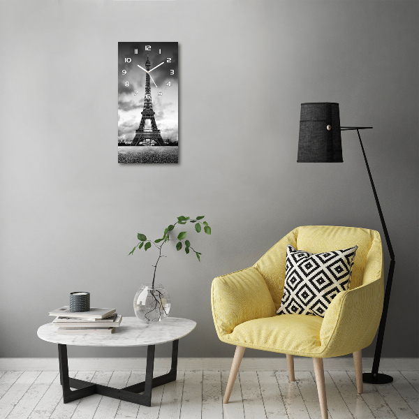 Vertikale Uhr Eiffelturm Paris
