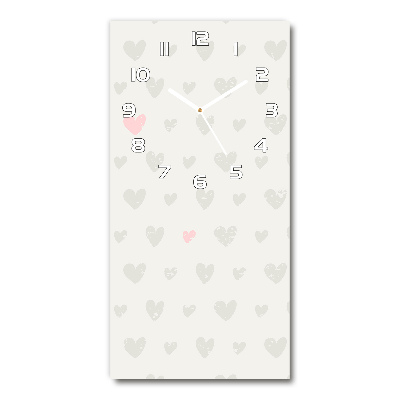 Wanduhr aus glas Herz-Hintergrund