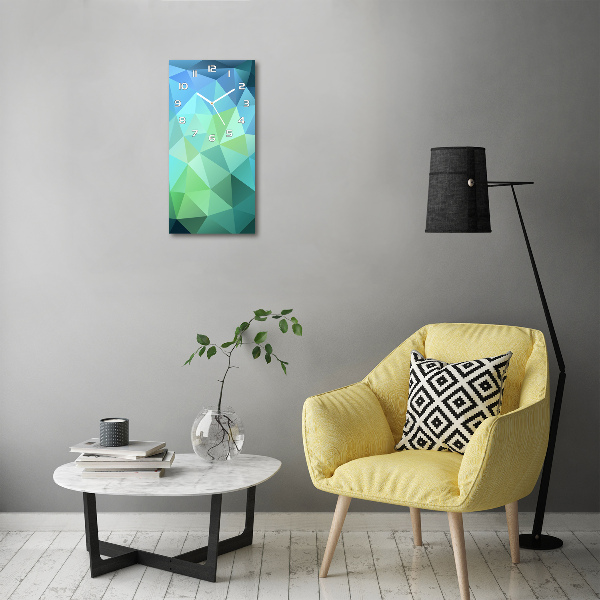 Wanduhr aus glas Abstrakter Hintergrund