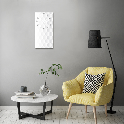 Wanduhr aus glas Geometrischer Hintergrund