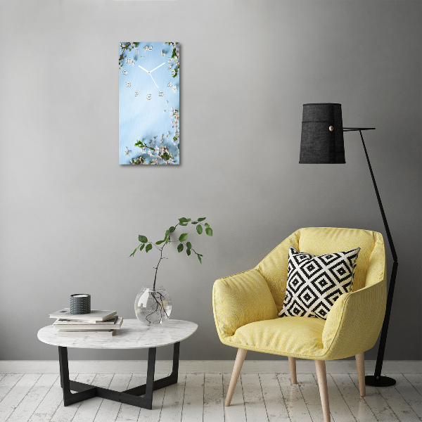 Vertikale Uhr Kirschblüten