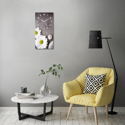 Vertikale Uhr Gerbera