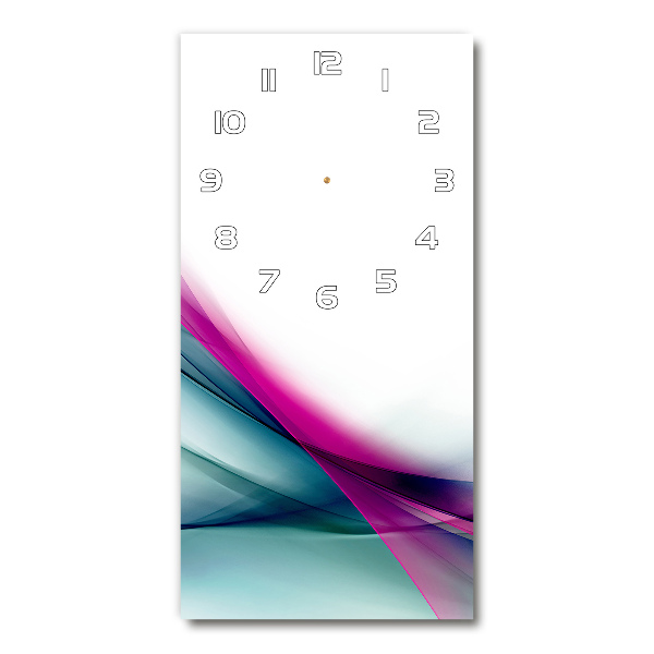 Vertikale Uhr Abstrakte Wellen