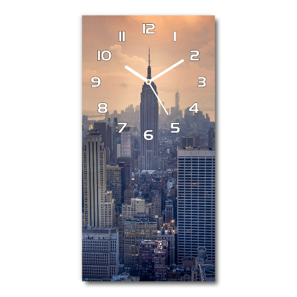 Wanduhr aus glas Manhattan, New York