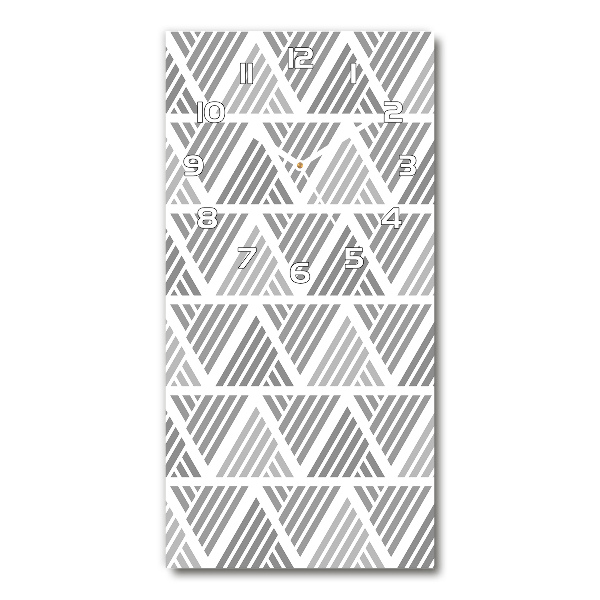 Vertikale Uhr Geometrischer Hintergrund