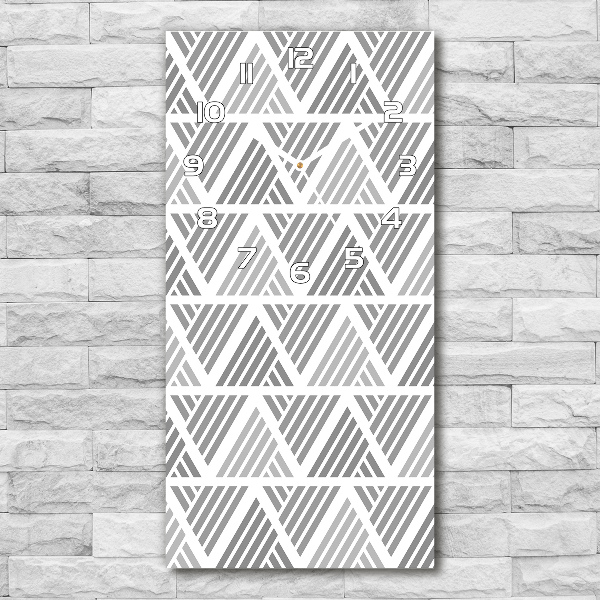 Vertikale Uhr Geometrischer Hintergrund