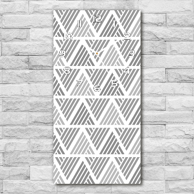 Vertikale Uhr Geometrischer Hintergrund