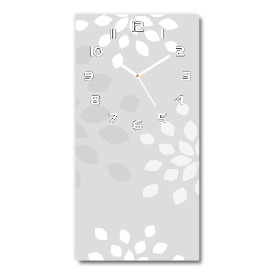 Vertikale Uhr Blumenmuster