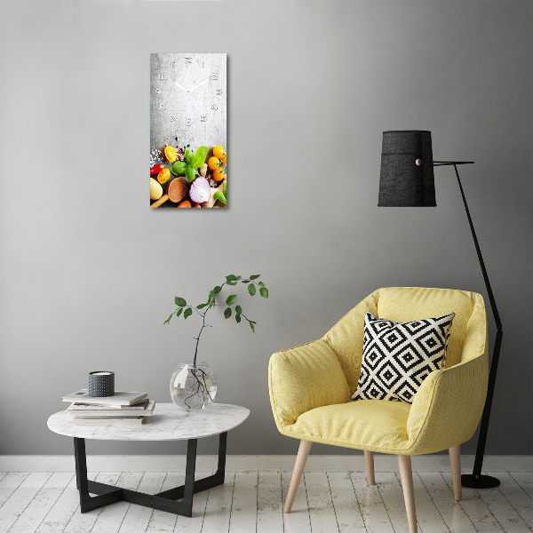 Vertikale Uhr Gemüse