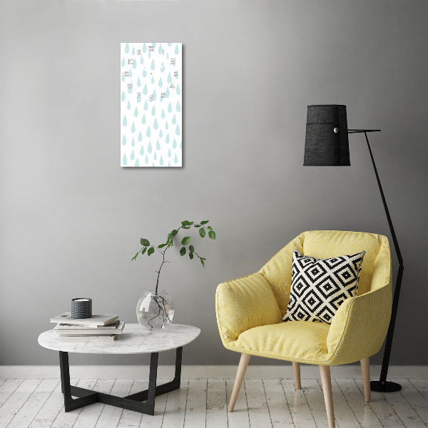 Vertikale Uhr Tröpfchen