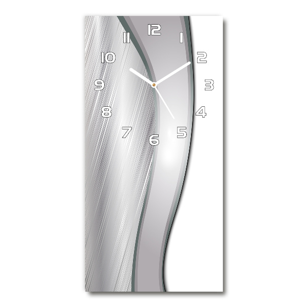 Vertikale Uhr Metallabstraktion