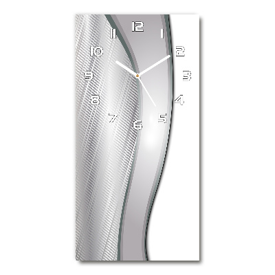 Vertikale Uhr Metallabstraktion