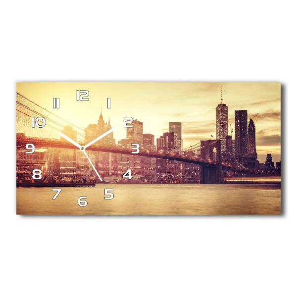 Moderne wanduhr Manhattan, New York