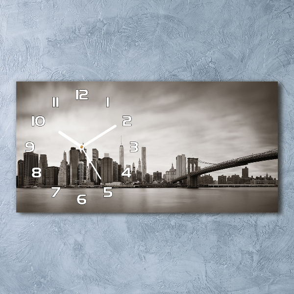 Horizontale Uhr Manhattan, New York